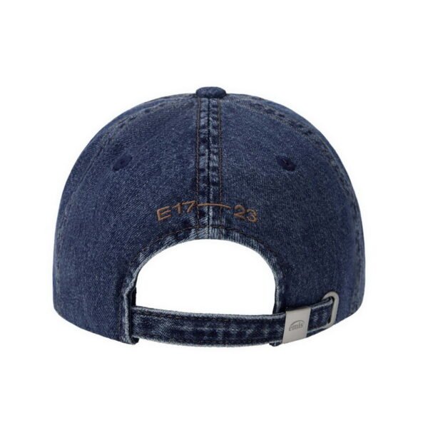 Emis Washed Denim Baseball Cap Denim / Mint - Image 2