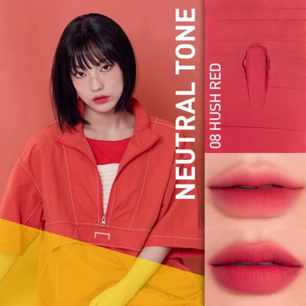 3CE Cashmere Hug Lipstick 3.5g Color Hush Red - Image 2