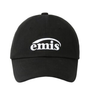 Emis Tone On Tone Wappen Baseball Cap Black