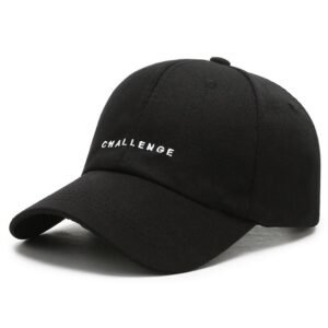 New Challenge Mens/ Womens Baseball Cap Black Hat
