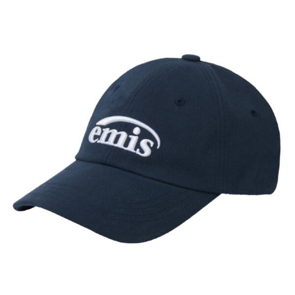 Emis Tone On Tone Wappen Baseball Cap Navy - Image 2