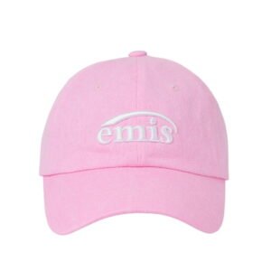 Emis Tone On Tone Wappen Baseball Cap Pink