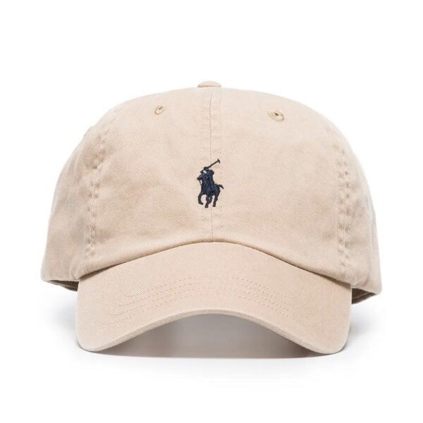 Polo Ralph Lauren Embroidered Pony Baseball Cap Beige