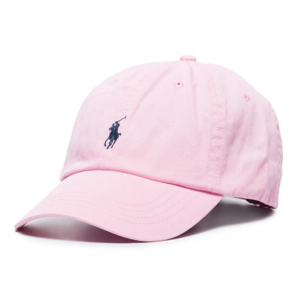 Polo Ralph Lauren Embroidered Pony Baseball Cap Pink - Image 2