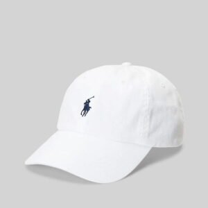 Polo Ralph Lauren Embroidered Pony Baseball Cap White