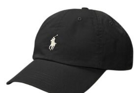 Polo Ralph Lauren Embroidered Pony Baseball Cap Black
