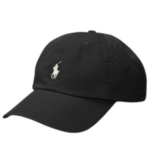 Polo Ralph Lauren Embroidered Pony Baseball Cap Black