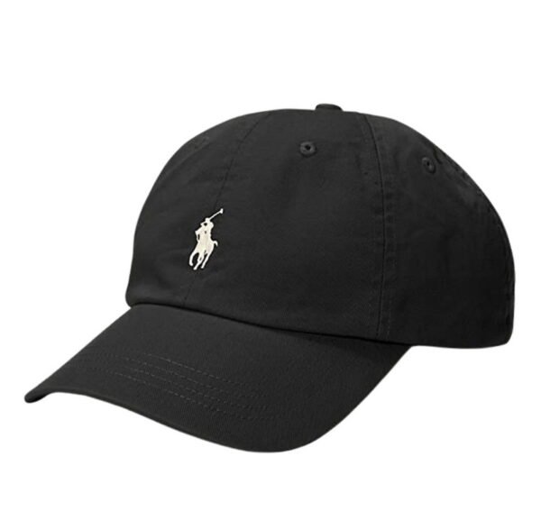 Polo Ralph Lauren Embroidered Pony Baseball Cap Black